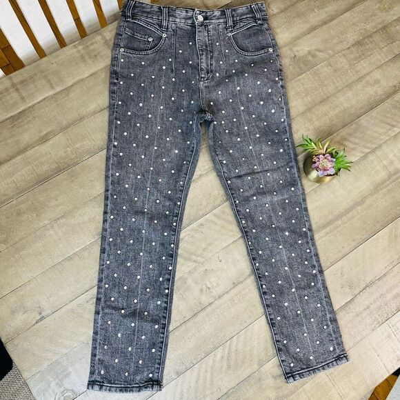 🚨Final Sale Anthropologie Pilcro Studd Ultra High Rise Straight Leg Jeans 27 P - Picture 6 of 12